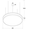TAL DIABOLO XL SUSP Touch/DALI DIMMABLE lampe suspendue