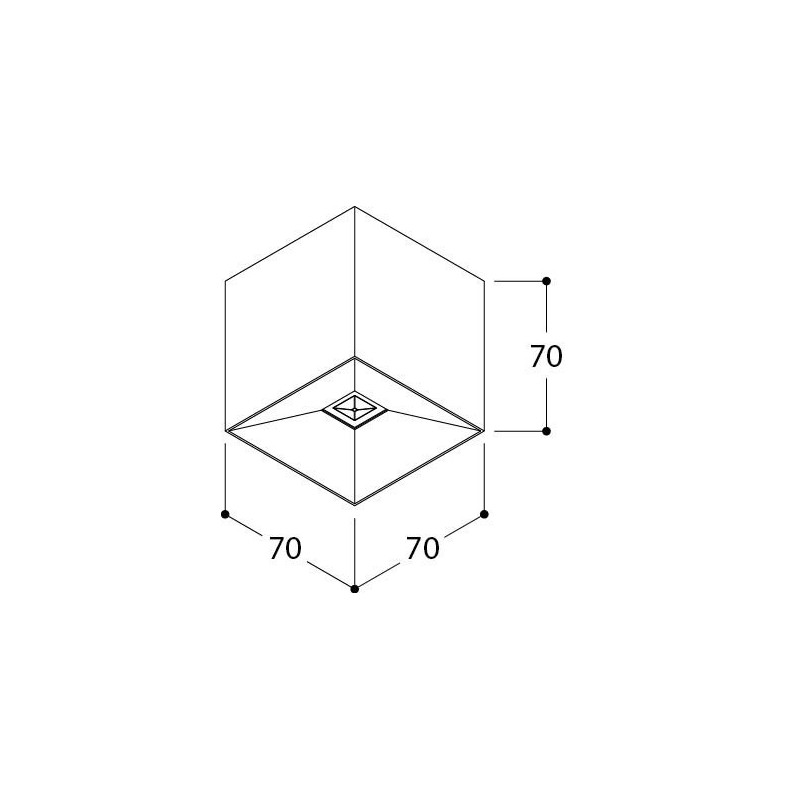 TAL DICE LUXEON M CI plafonnier