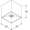 TAL DICE LUXEON M CI plafonnier