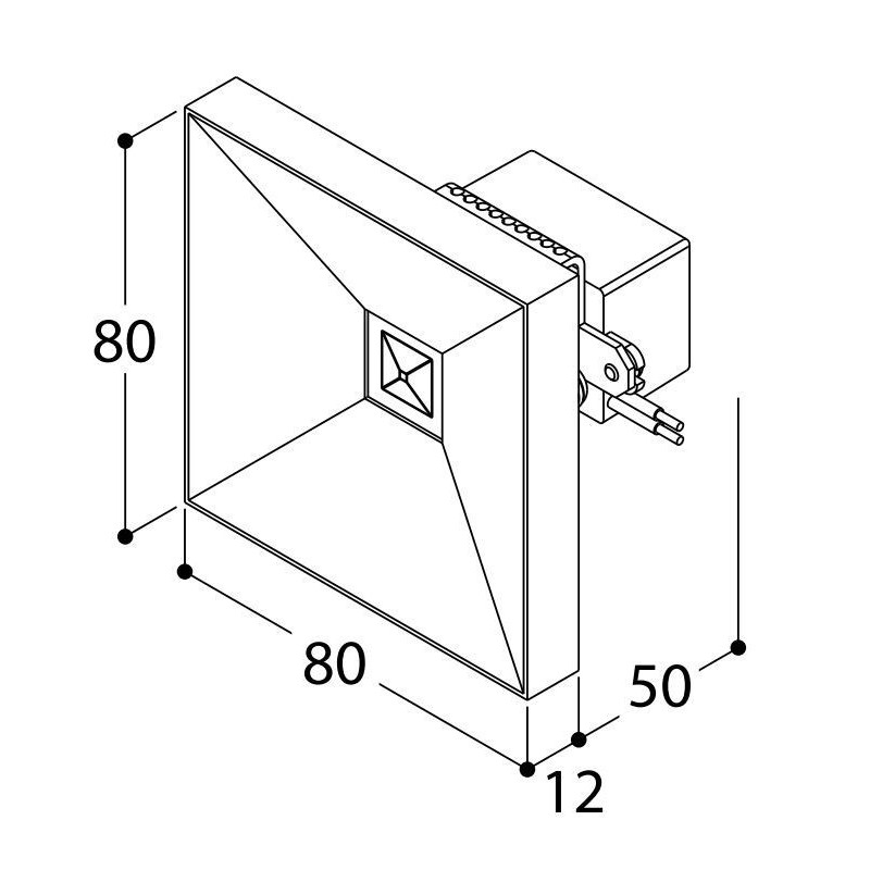 TAL DICE WALL CI FOR WALL BOX MAINS DIMM lampe murale