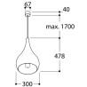 TAL DIMITRI E27 lampe suspendue