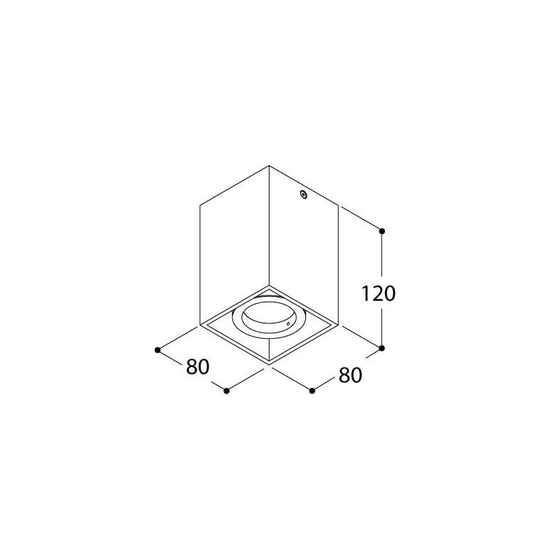 TAL DJANGO ORIENTABLE GU10 plafonnier