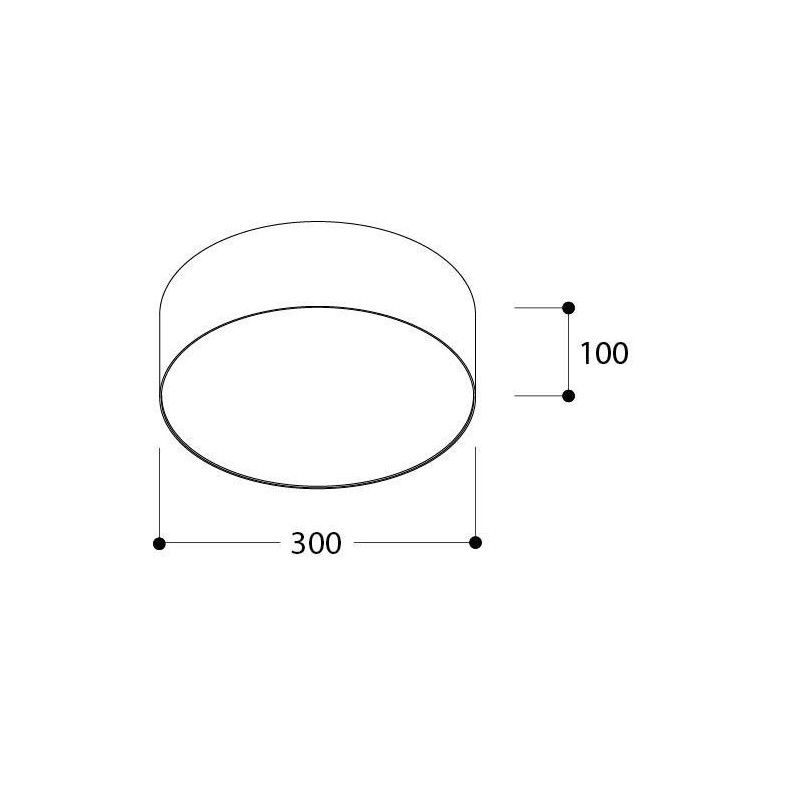 TAL FABIAN SM LED 300 DIMMABLE plafonnier