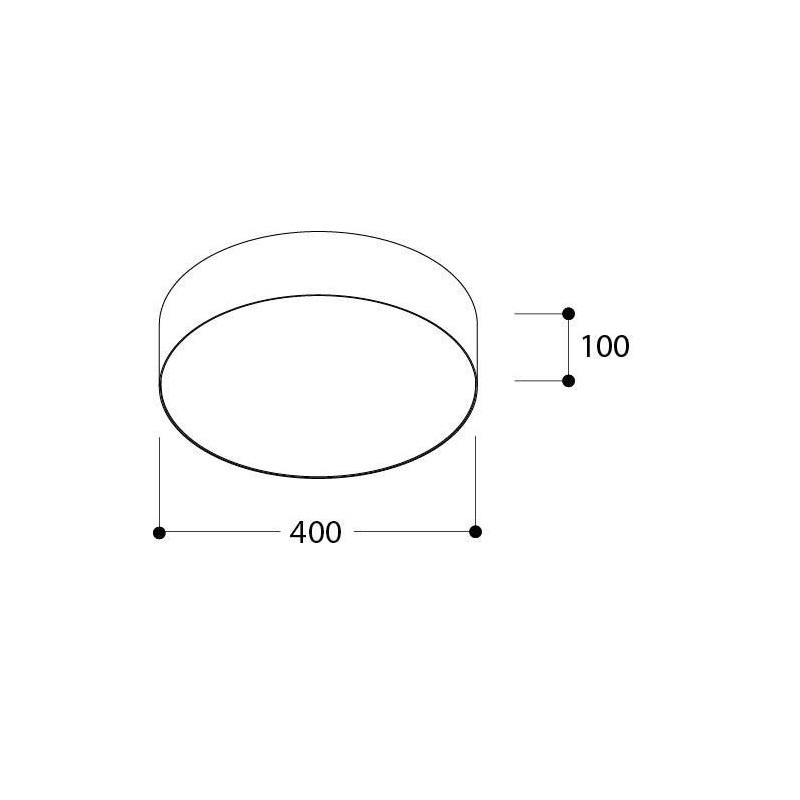TAL FABIAN SM LED 400 DIMMABLE  plafonnier