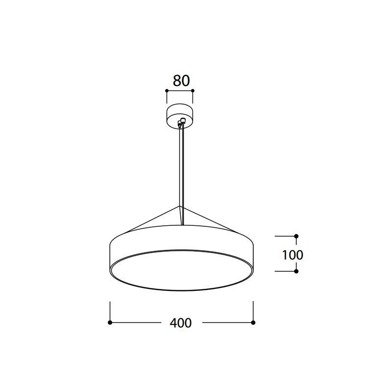 TAL FABIAN SUSP LED 400 DIMMABLE  lampe suspendue
