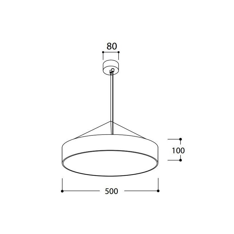 TAL FABIAN SUSP LED 500  lampe suspendue