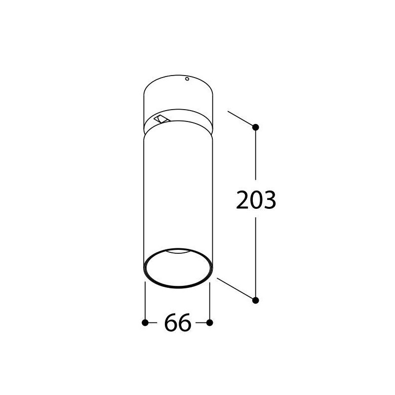 TAL FUNNEL ELBOW 150 CI MAINS DIMM plafonnier