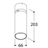TAL FUNNEL ELBOW 150 CI MAINS DIMM plafonnier