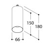 TAL FUNNEL ELBOW 150 CI M10 MAINS DIMM plafonnier