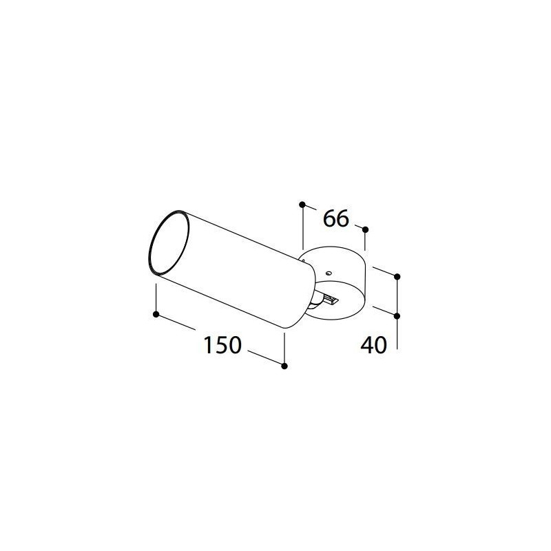 TAL FUNNEL ELBOW 150 GU10 plafonnier