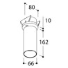 TAL FUNNEL ELBOW 150 RECESSED LEAF GU10 plafonnier