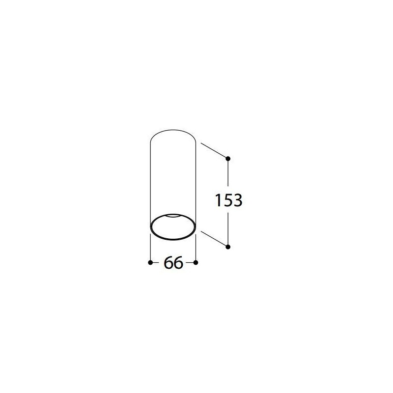TAL FUNNEL ON 150 CI MAINS DIMM plafonnier