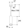 TAL FUNNEL SUSPENSION 240 CI MAINS DIMM lampe suspendue