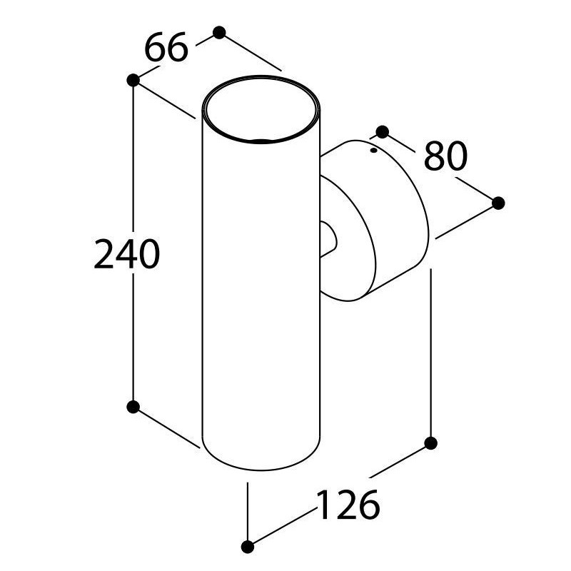 TAL FUNNEL WALL DOUBLE GU10 lampe murale