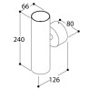TAL FUNNEL WALL DOUBLE GU10 lampe murale