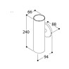 TAL FUNNEL WALL DOUBLE WC lampe murale