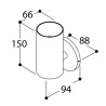 TAL FUNNEL WALL SINGLE GU10 for wall box lampe murale