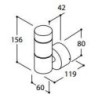 TAL HEKOWA SINGLE BEAM BEACON MAINS DIMM CI lampe murale