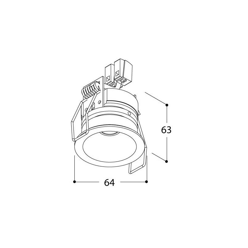 TAL HELAX SML IP20 TORSION spot encastrable