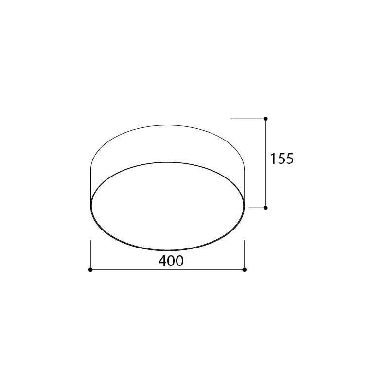 TAL HUBBLE 400 Surface Mounted plafonnier