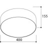 TAL HUBBLE 400 Surface Mounted plafonnier