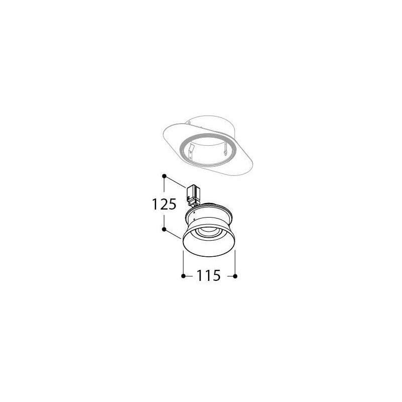 TAL INTANA HALOLED spot encastrable