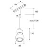 TAL KALEBAS LED 48V lampe suspendue