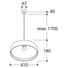 TAL LUZIEN dB E27 lampe suspendue