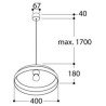 TAL LUZIEN E27 lampe suspendue
