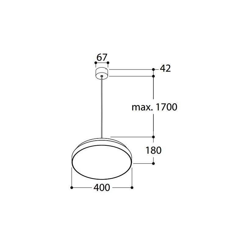 TAL LUZIEN SMD LED DIMMABLE lampe suspendue