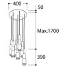 TAL M10 CLUSTERPLATE 7 (ROUND) 230V 