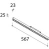 TAL MAGNETIC LED 48V L567 UGR éclairage sur rail