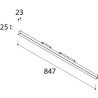 TAL MAGNETIC LED 48V L847 OPAL éclairage sur rail