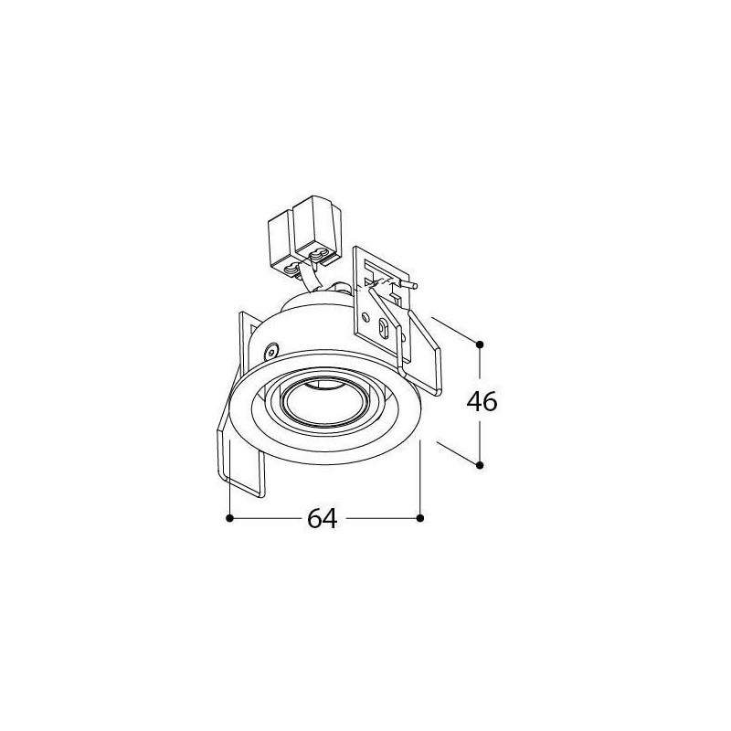 TAL MICRO ECLIPS TORSION spot encastrable