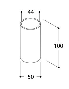 TAL MICRO OBO WC FLOORTUBE 