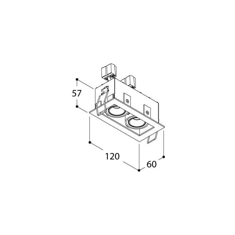 TAL MICRO TOMMY 2 TORSION spot encastrable