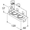 TAL MICRO TOMMY 2 TORSION spot encastrable