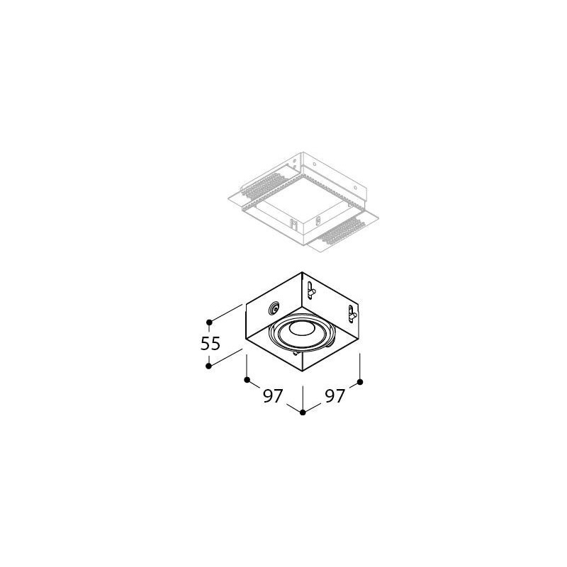TAL MINI PROJEXXAR 1 BEAUFORT  spot encastrable