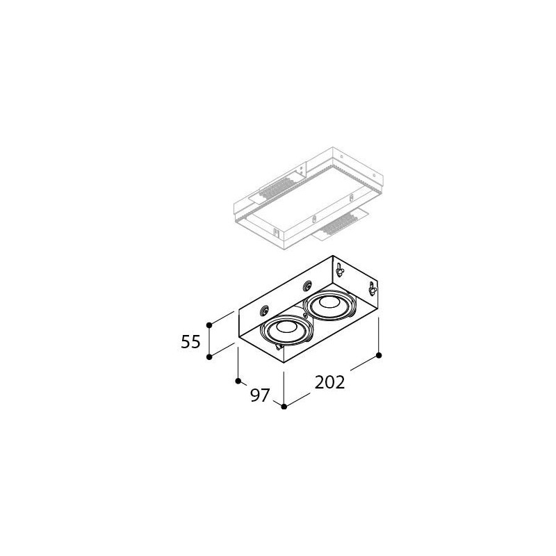 TAL MINI PROJEXXAR 2 BEAUFORT  spot encastrable