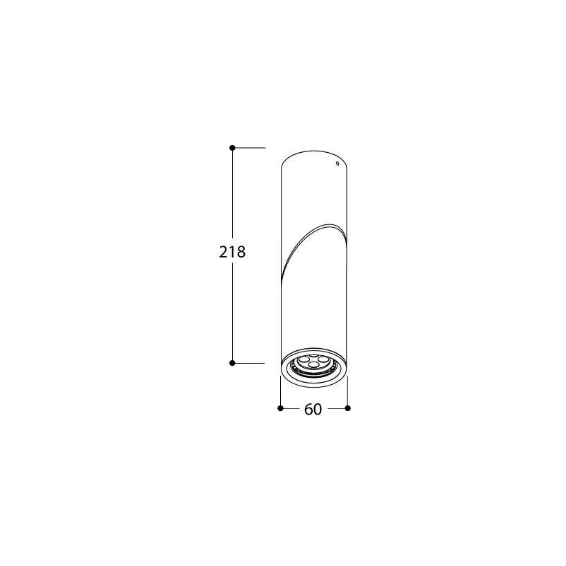 TAL MINI SCOOP GU10 plafonnier