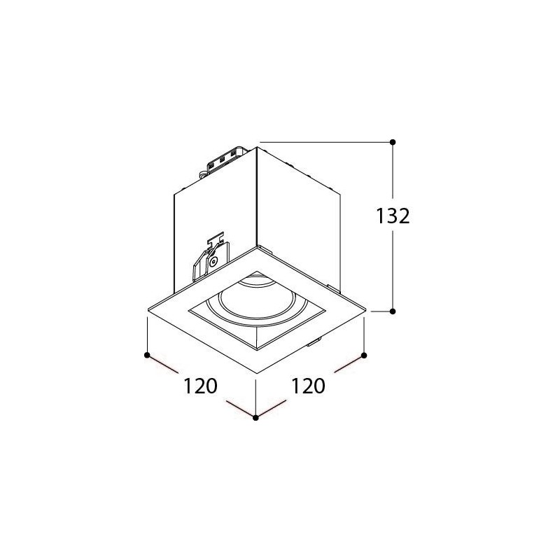 TAL MINI TOMMY  1 HALOLED spot encastrable