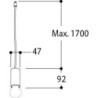 TAL NUTS SUSPENDED E27 M10  lampe suspendue
