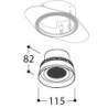TAL ORBITAL IP65 TRIMLESS - THROUGH FLOW - spot encastrable