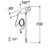 TAL PULSAR PIN poteau de jardin