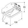 TAL QUAD ASYMMETRIC TORSION BEAUFORT spot encastrable