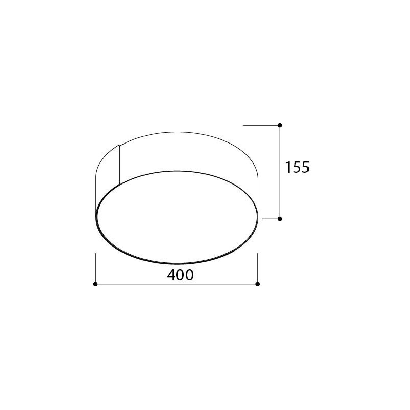 TAL ROLLO 400 Surface Mounted plafonnier