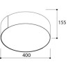 TAL ROLLO 400 Surface Mounted plafonnier