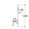 TAL ROSEAU LUX M poteau de jardin