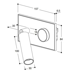 TAL Select 1DNobel Universal + Nobel lampe murale