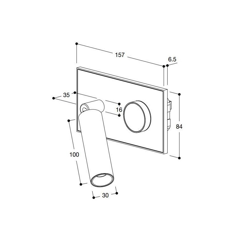 TAL Select 1DNobel Universal + Nobel lampe murale